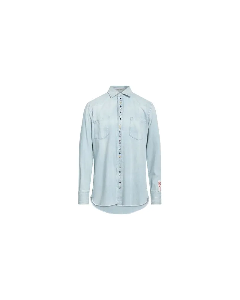Golden Goose TOPS - Jeanshemdenauf YOOX.COM Blau