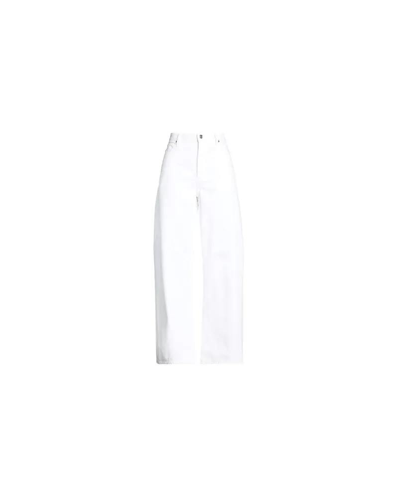 Frame Denim HOSEN & RÖCKE - Jeanshosenauf YOOX.COM Weiß