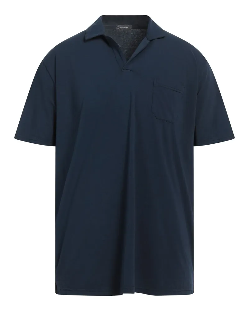 ROSSOPURO Poloshirt Marineblau