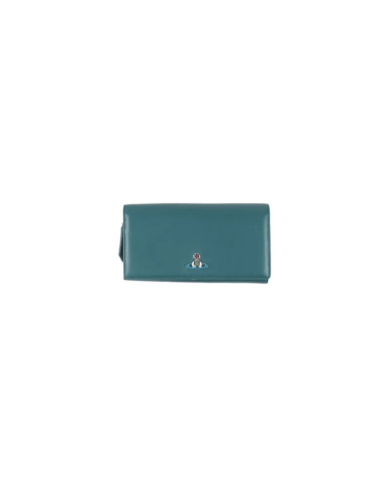 Vivienne Westwood Kleinlederwaren - Brieftaschenauf YOOX.COM Aquamarin