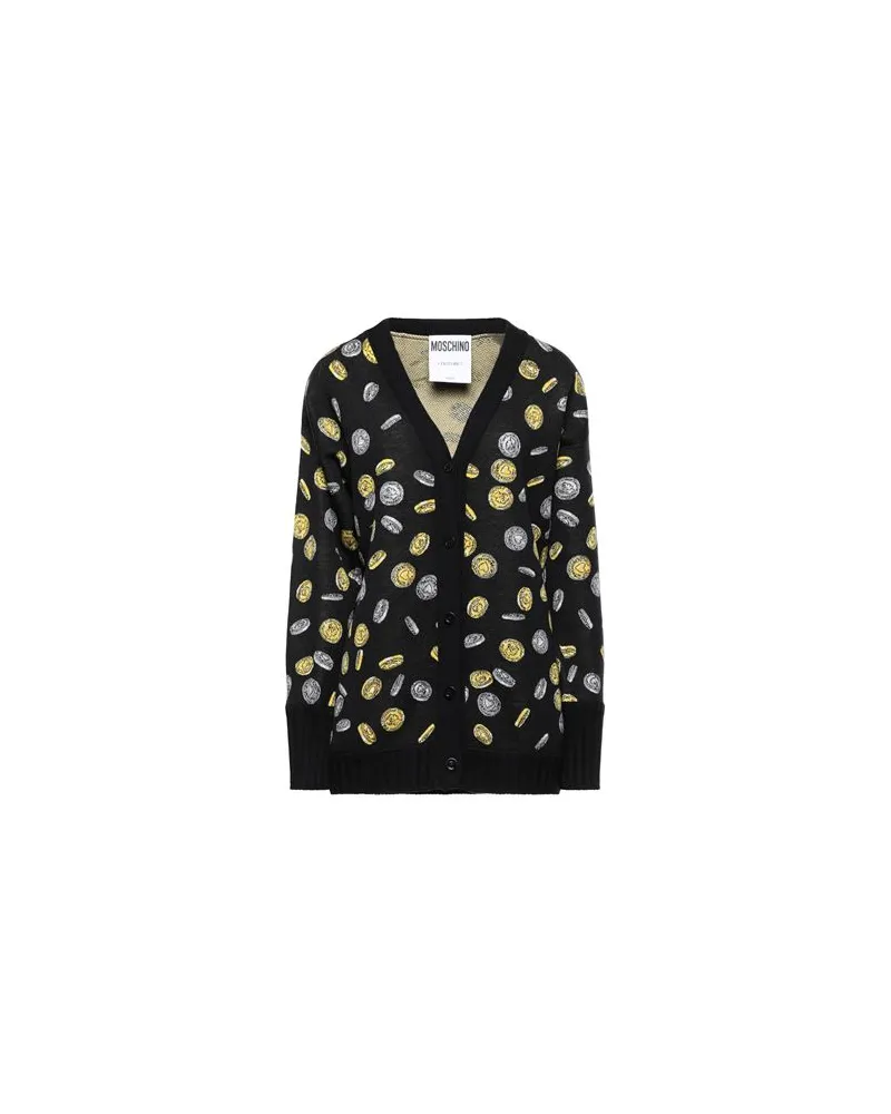 Moschino STRICKWAREN - Strickjackenauf YOOX.COM Schwarz