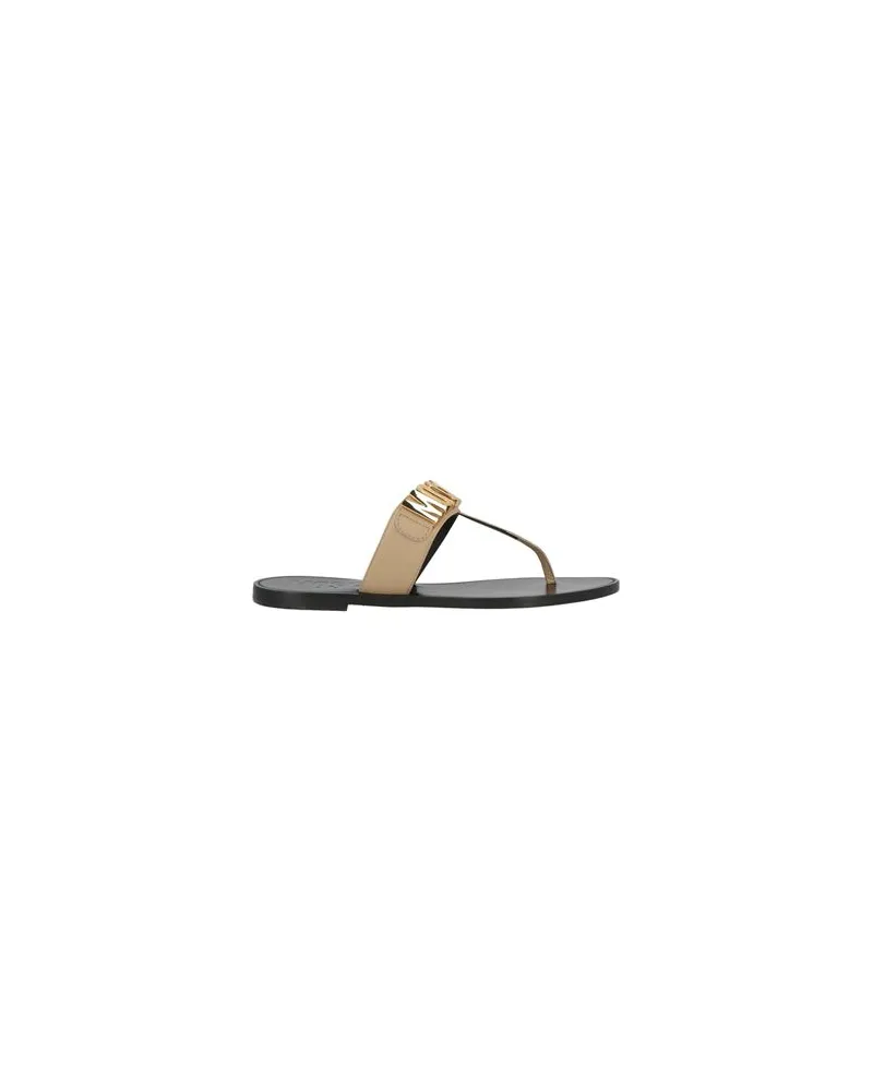 Moschino SCHUHE - Zehentrennerauf YOOX.COM Sand