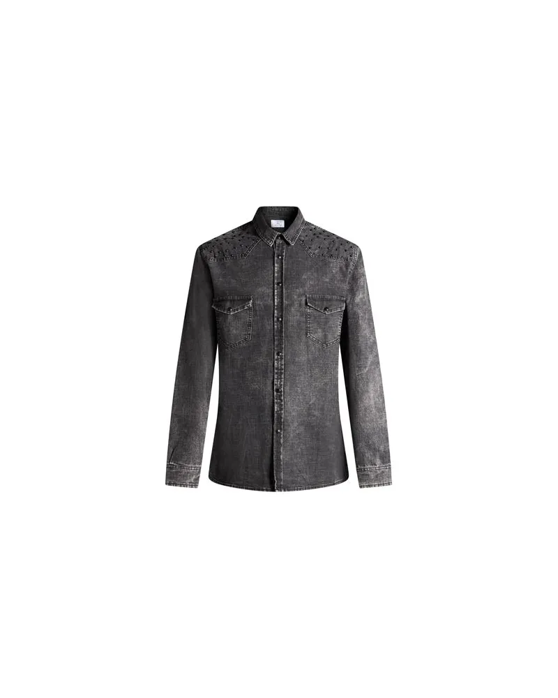 BERNA TOPS - Jeanshemdenauf YOOX.COM Schwarz
