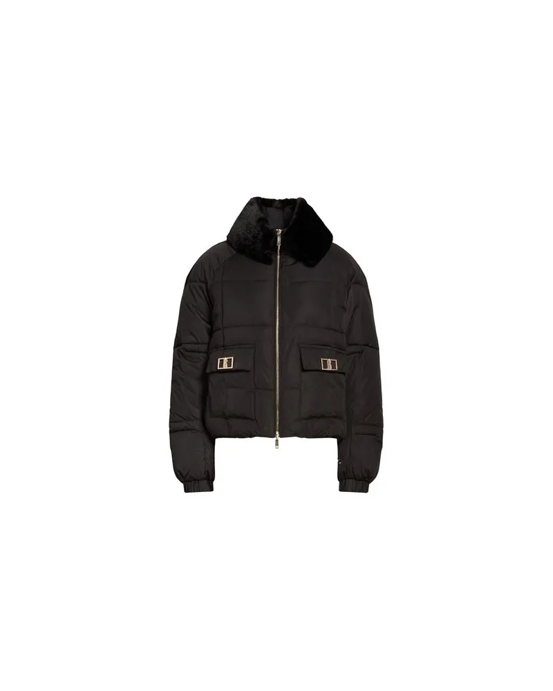 Fracomina JACKEN & MÄNTEL - Pufferjacken & Daunenjackenauf YOOX.COM Schwarz