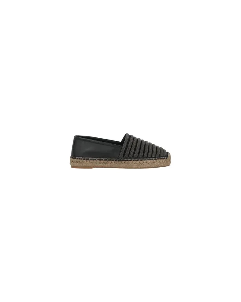 Brunello Cucinelli SCHUHE - Espadrillesauf YOOX.COM Schwarz