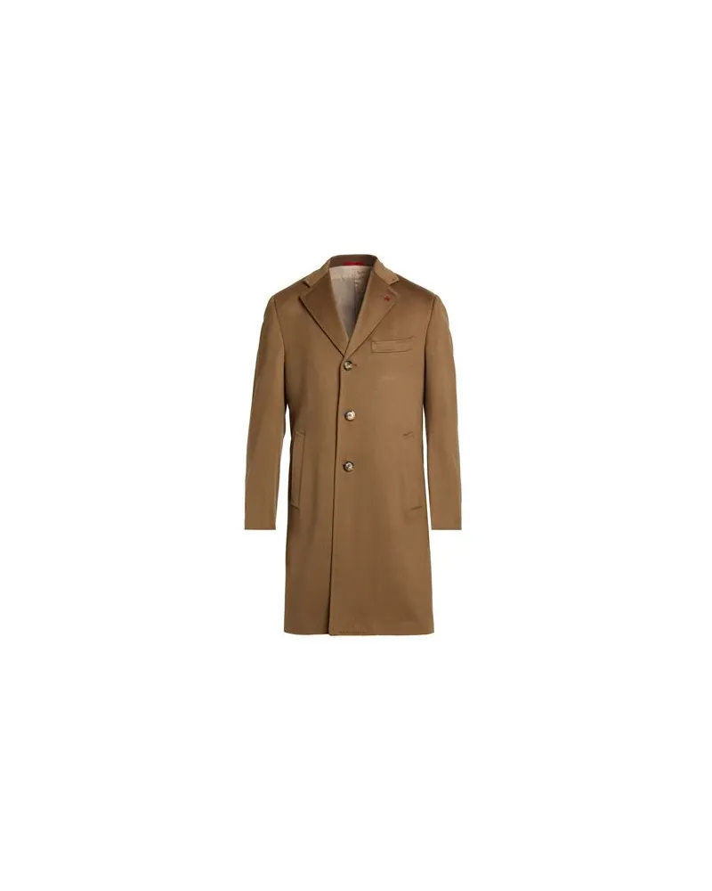 Isaia JACKEN & MÄNTEL - Mäntelauf YOOX.COM Kamel