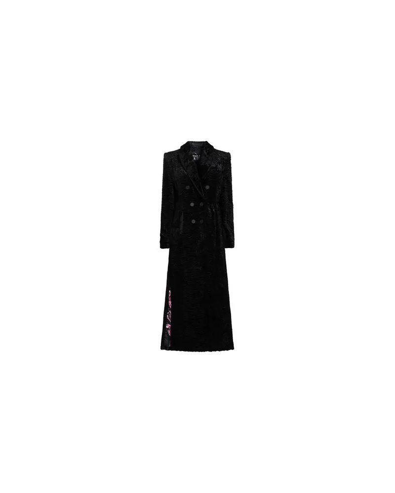 Versace Jeans JACKEN & MÄNTEL - Mäntelauf YOOX.COM Schwarz