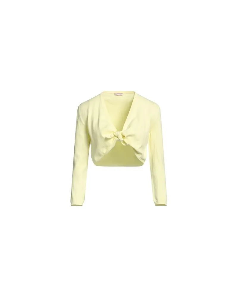 ROSSOPURO STRICKWAREN - Wickelpulloverauf YOOX.COM Pastellgelb