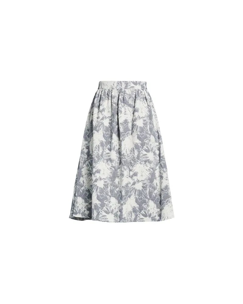 KONTATTO HOSEN & RÖCKE - Midi-Röckeauf YOOX.COM Blau
