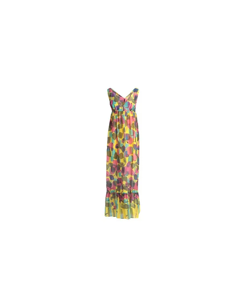 Manila Grace KLEIDER - Maxi-Kleiderauf YOOX.COM Gelb