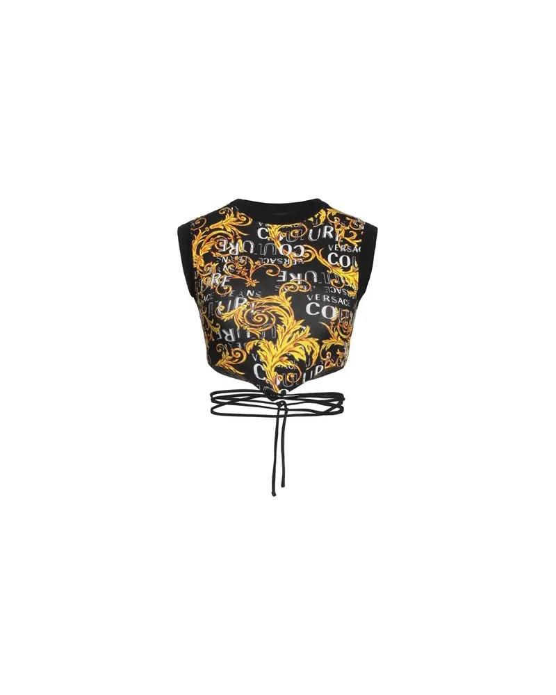 Versace Jeans TOPS - T-shirtsauf YOOX.COM Schwarz