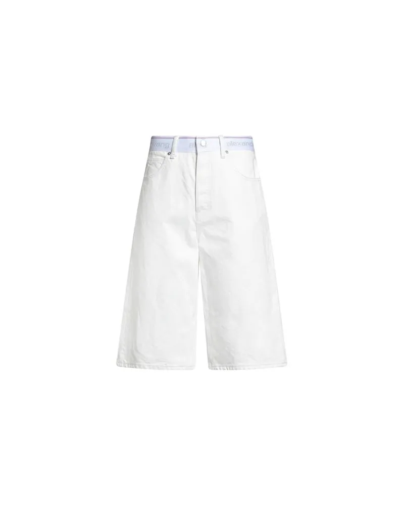 Alexander Wang HOSEN & RÖCKE - Jeansshortsauf YOOX.COM Weiß