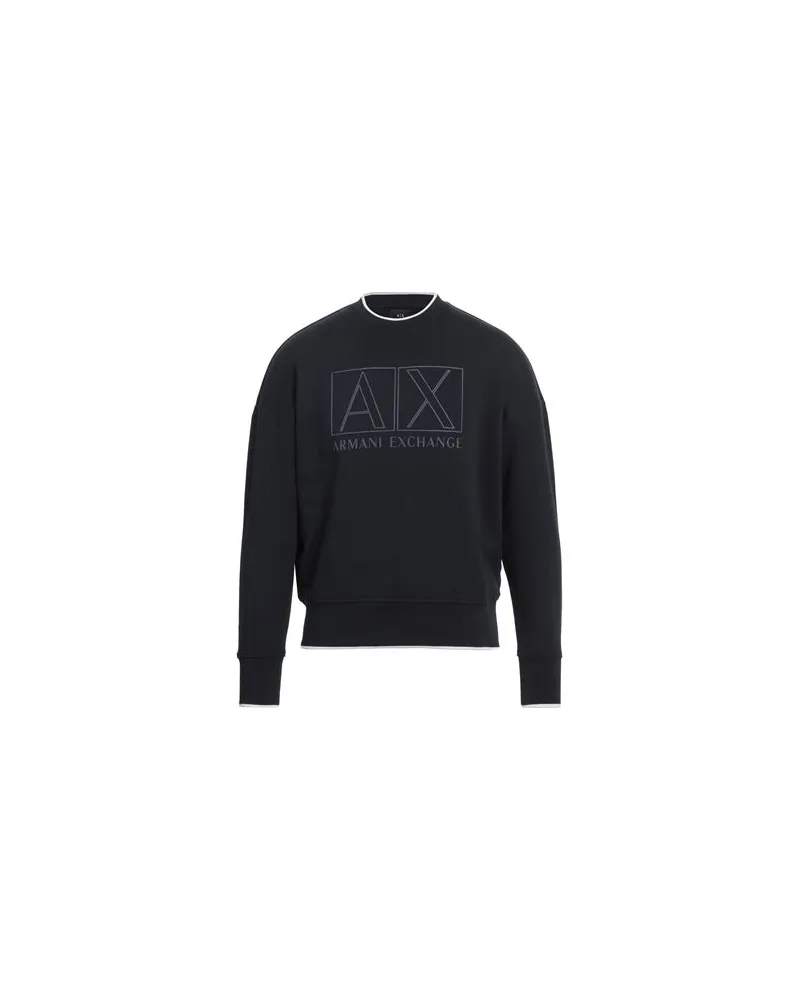 Armani Exchange TOPS - Sweatshirtsauf YOOX.COM Nachtblau