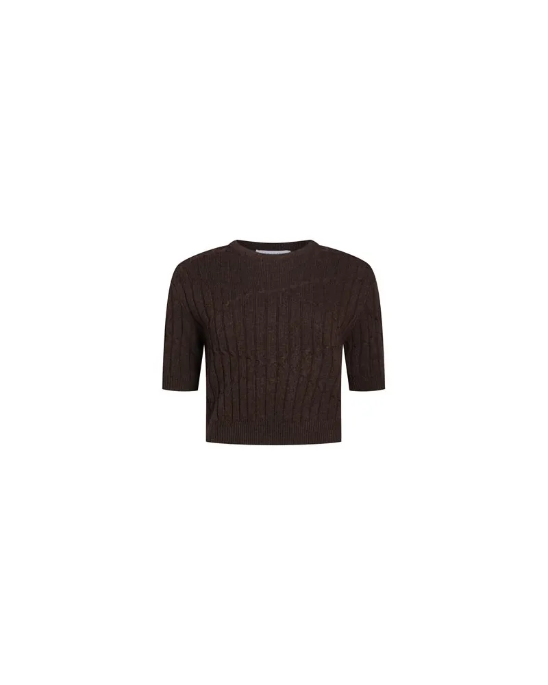 Caractère STRICKWAREN - Pulloverauf YOOX.COM Braun
