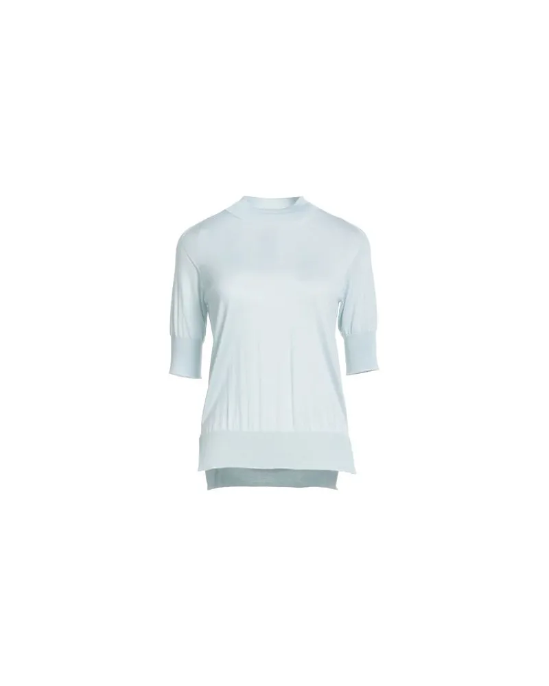 Jil Sander STRICKWAREN - Rollkragenpulloverauf YOOX.COM Himmelblau