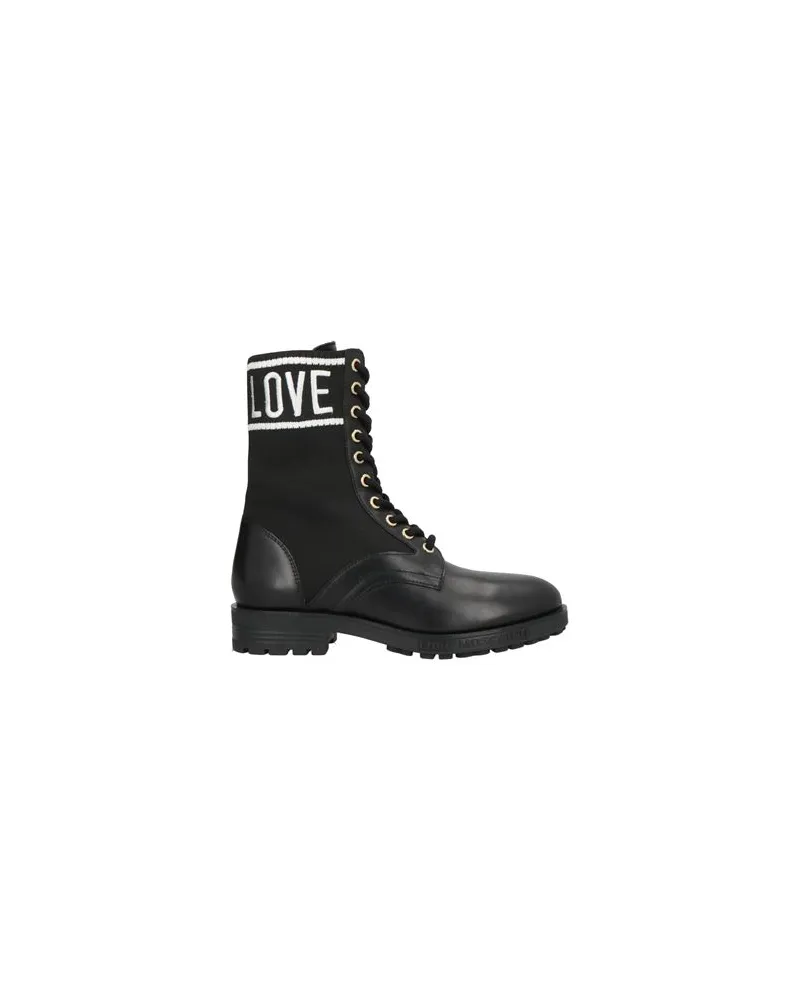 Moschino SCHUHE - Stiefelettenauf YOOX.COM Schwarz