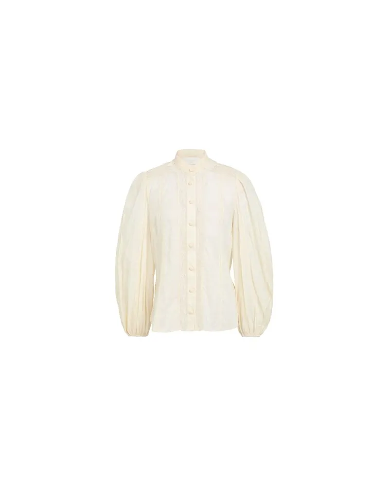 Zimmermann TOPS - Hemdenauf YOOX.COM Elfenbein