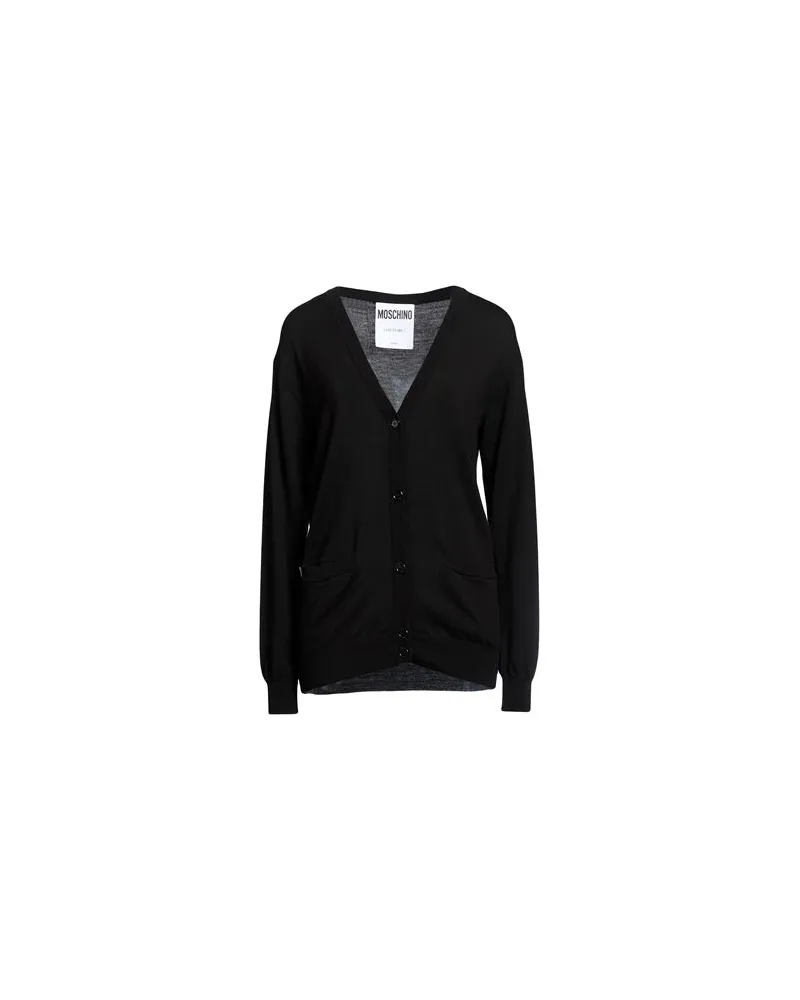 Moschino STRICKWAREN - Strickjackenauf YOOX.COM Schwarz