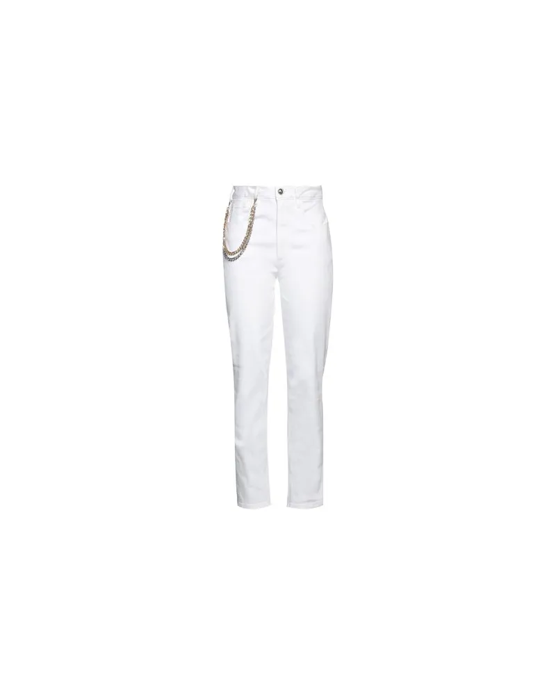 Guess HOSEN & RÖCKE - Jeanshosenauf YOOX.COM Weiß