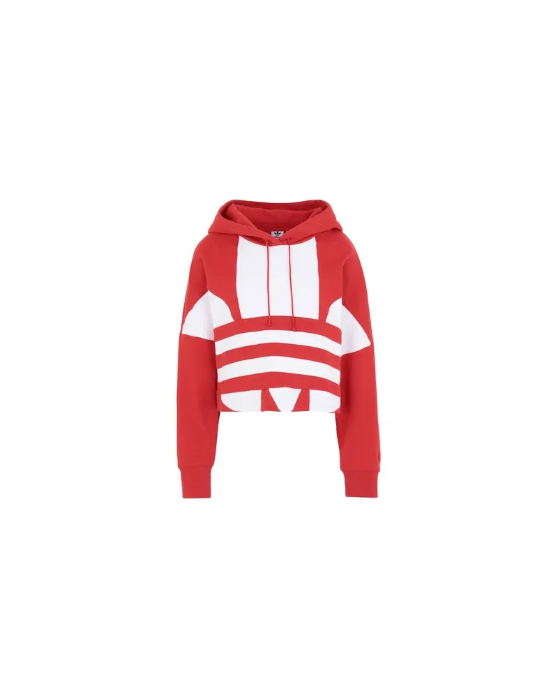 adidas LRG LOGO C-HOOD  - TOPS - Sweatshirtsauf YOOX.COM Rot