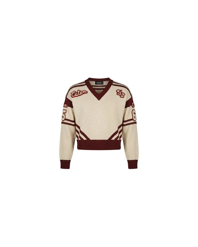 Dsquared2 STRICKWAREN - Pulloverauf YOOX.COM Beige