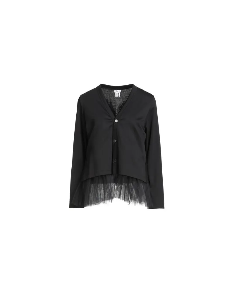 Noir Kei Ninomiya STRICKWAREN - Strickjackenauf YOOX.COM Schwarz