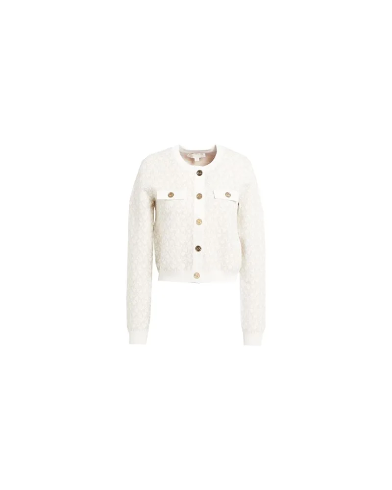 Michael Kors STRICKWAREN - Strickjackenauf YOOX.COM Elfenbein