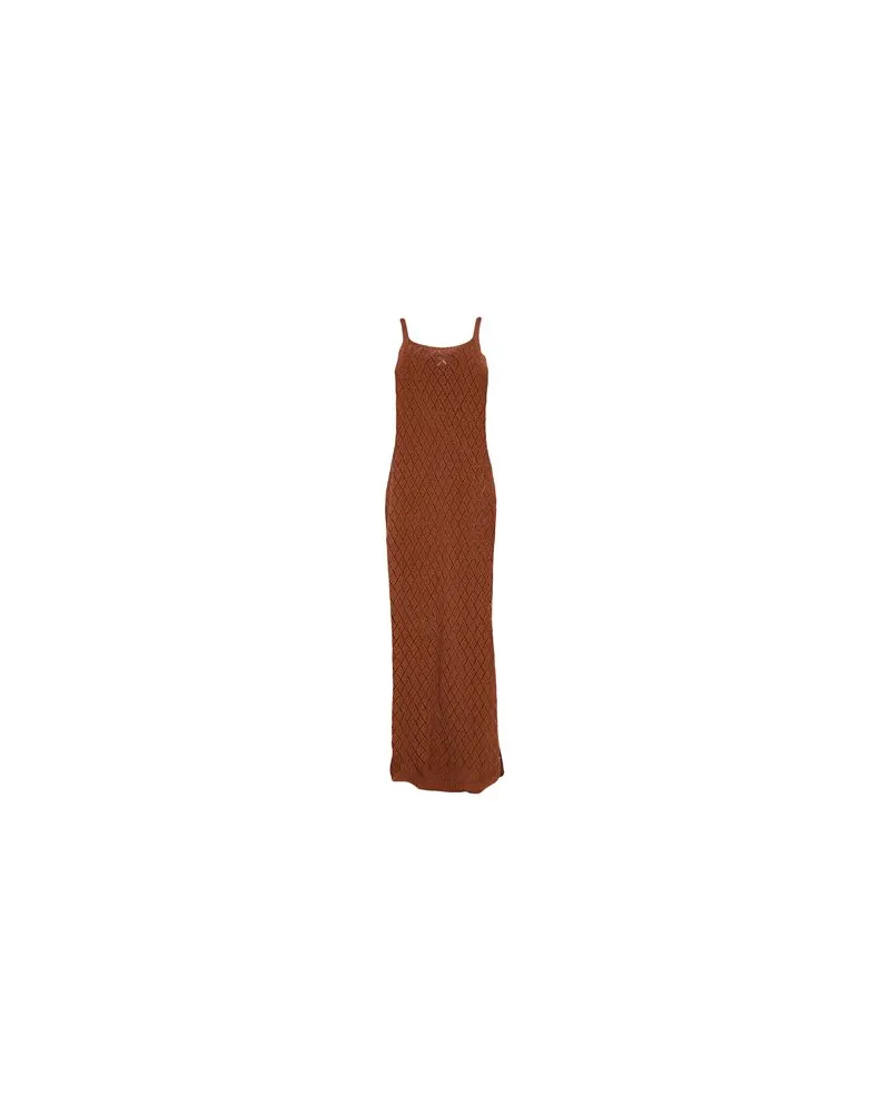 Eleventy KLEIDER - Maxi-Kleiderauf YOOX.COM Braun