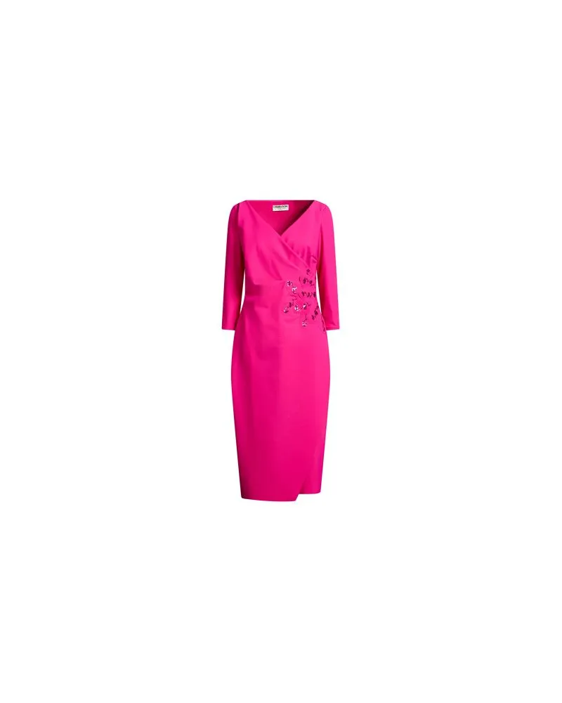 Chiara Boni KLEIDER - Midi-Kleiderauf YOOX.COM Fuchsia