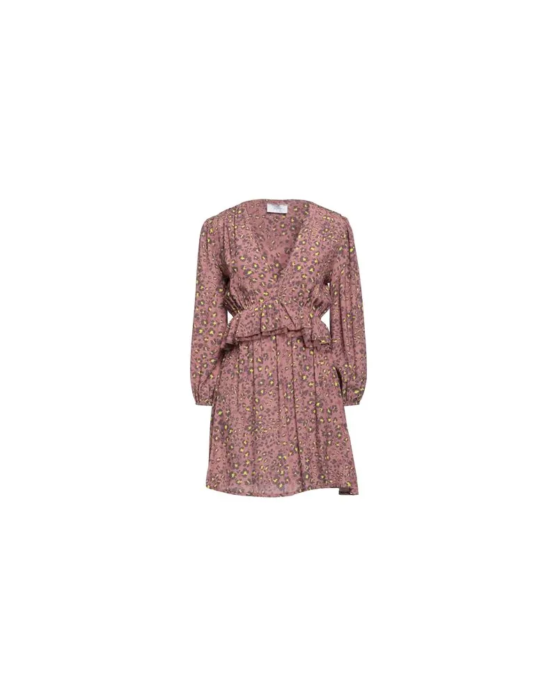 Soallure KLEIDER - Mini-Kleiderauf YOOX.COM Antikrosa