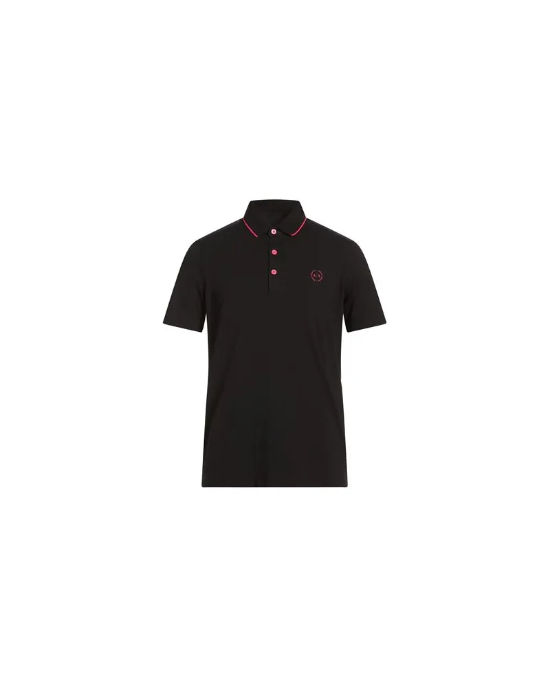 Armani Exchange TOPS - Poloshirtsauf YOOX.COM Schwarz