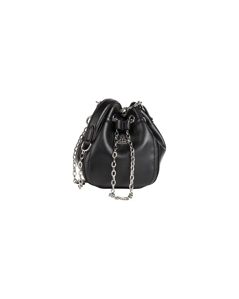 Vivienne Westwood CHRISSY SMALL BUCKET BAG  - TASCHEN - Umhängetascheauf YOOX.COM Schwarz