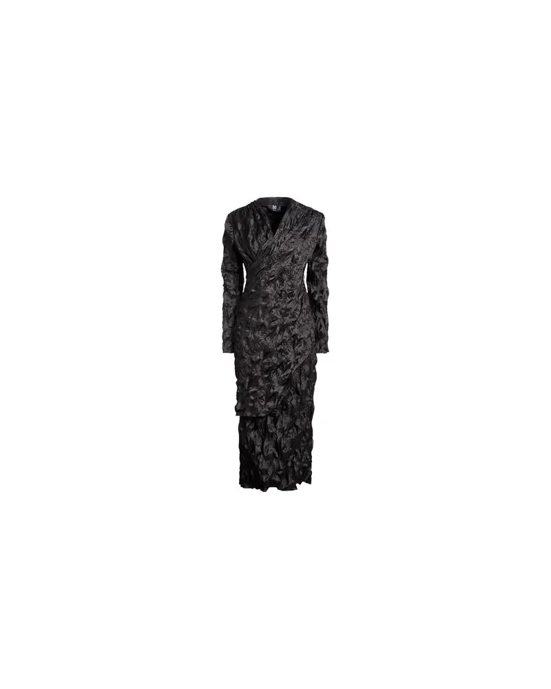 MALLONI KLEIDER - Midi-Kleiderauf YOOX.COM Schwarz