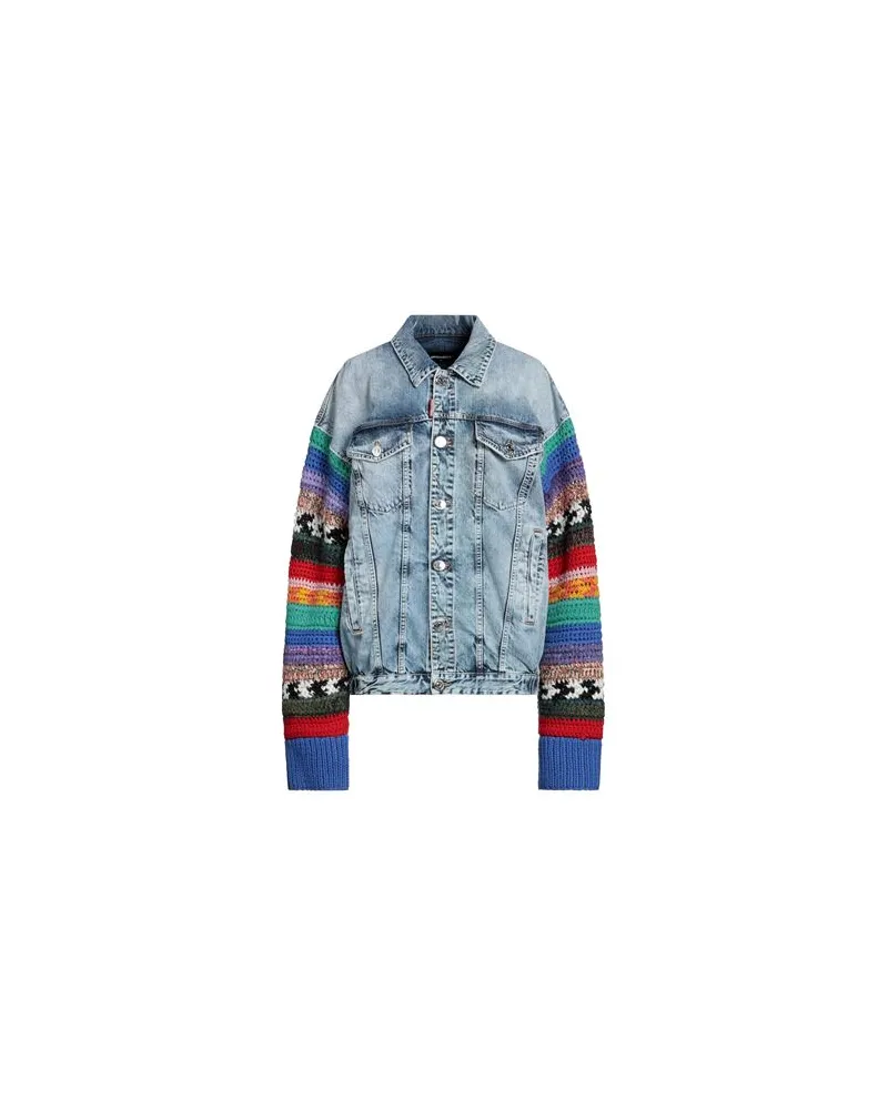 Dsquared2 JACKEN & MÄNTEL - Jeansjacken/Mäntelauf YOOX.COM Blau