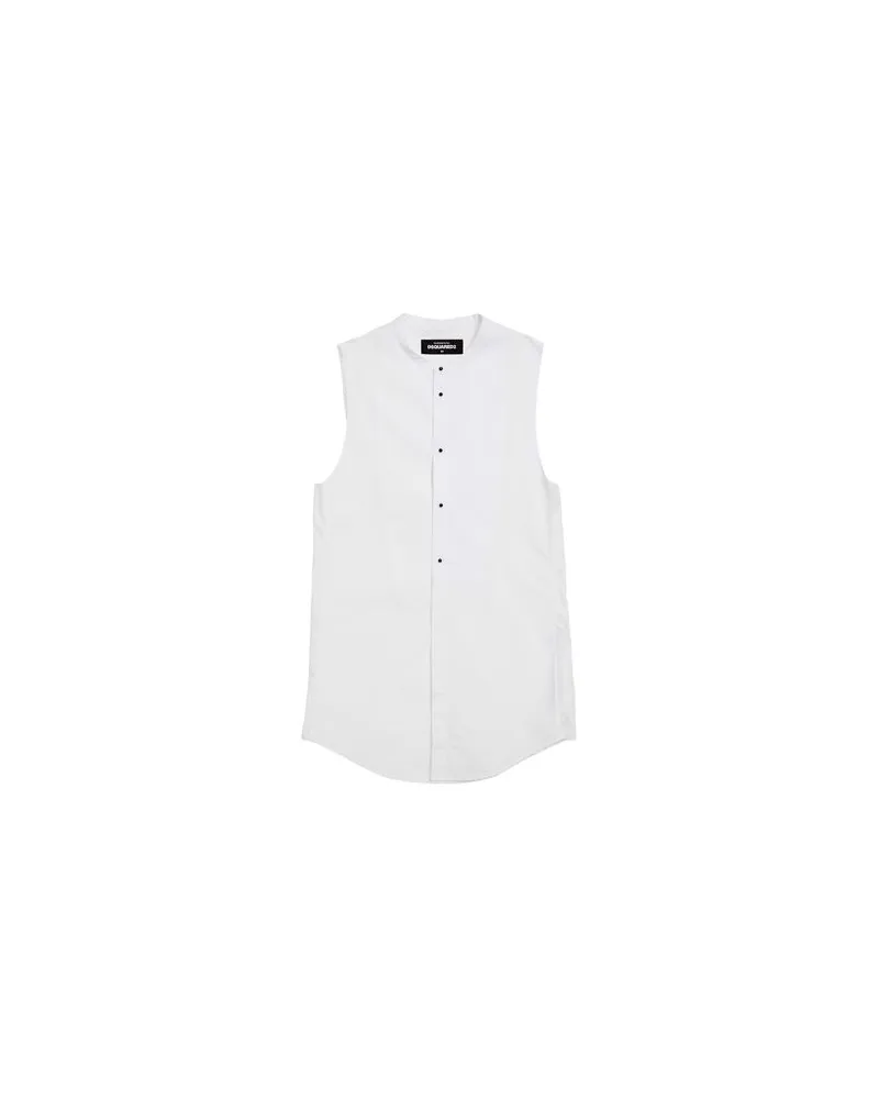 Dsquared2 TOPS - Hemdenauf YOOX.COM Cremeweiß