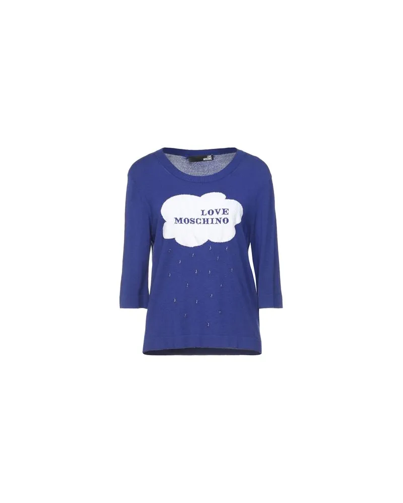 Moschino STRICKWAREN - Pulloverauf YOOX.COM Blau