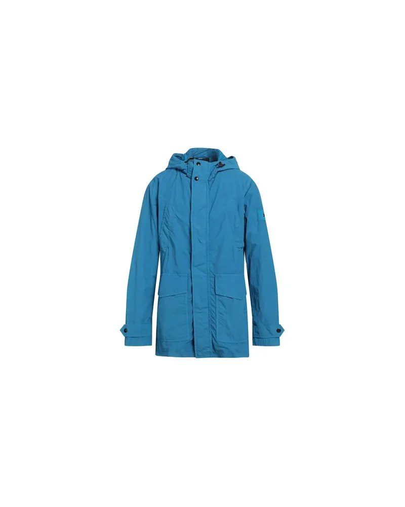 Tommy Hilfiger JACKEN & MÄNTEL - Jacken, Mäntel & Trenchcoatsauf YOOX.COM Azurblau