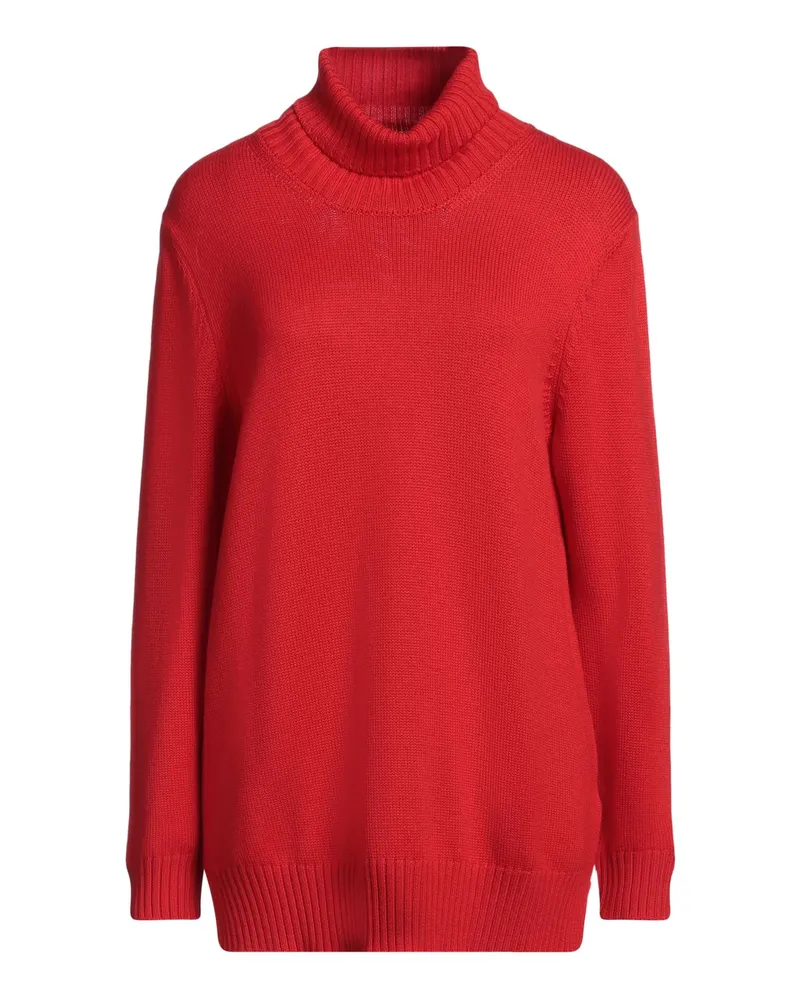 La Fileria Rollkragenpullover Rot