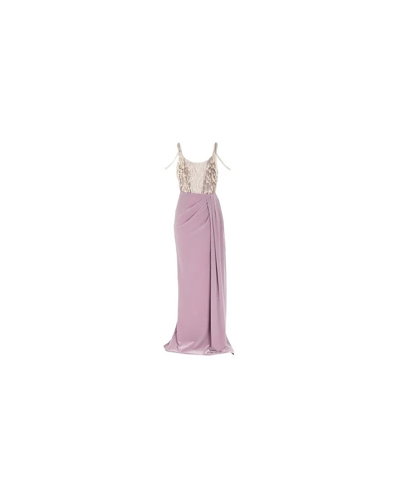Elisabetta Franchi KLEIDER - Maxi-Kleiderauf YOOX.COM Lila
