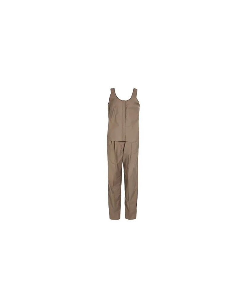 Brunello Cucinelli OVERALLS - Jumpsuitsauf YOOX.COM Hellbraun