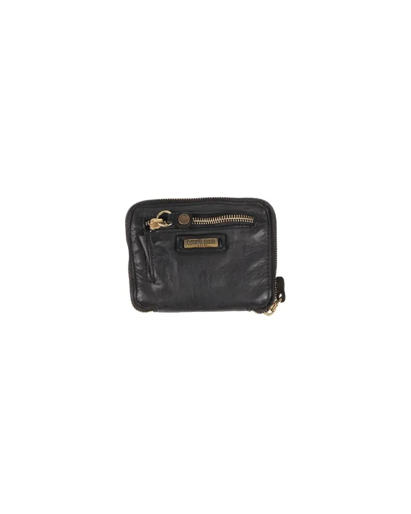 Caterina Lucchi GOLD - Kleinlederwaren - Brieftaschenauf YOOX.COM Schwarz