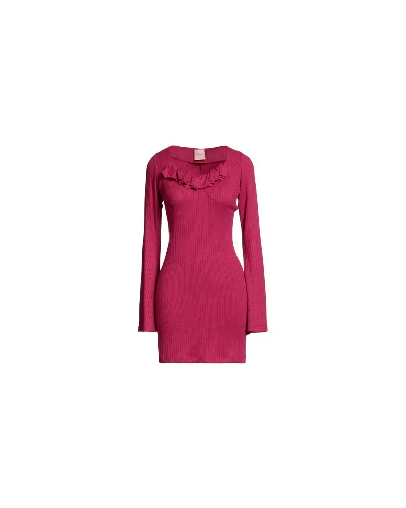 La Semaine Paris KLEIDER - Mini-Kleiderauf YOOX.COM Magenta