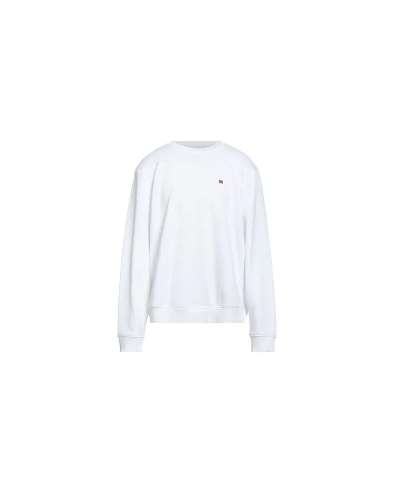 Napapijri TOPS - Sweatshirtsauf YOOX.COM Weiß