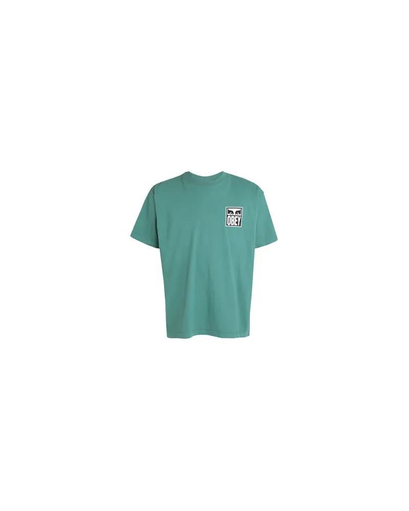 Obey TOPS - T-shirtsauf YOOX.COM Grün