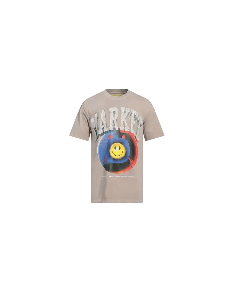 Market X SMILEY - TOPS - T-shirtsauf YOOX.COM Maulwurfsgrau