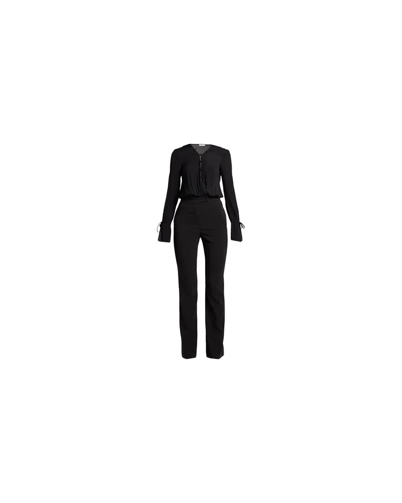 Patrizia Pepe OVERALLS - Jumpsuitsauf YOOX.COM Schwarz