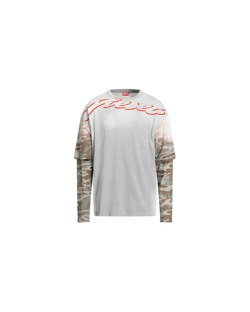 Diesel TOPS - T-shirtsauf YOOX.COM Grau