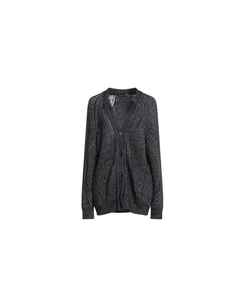 Alberta Ferretti STRICKWAREN - Strickjackenauf YOOX.COM Schwarz