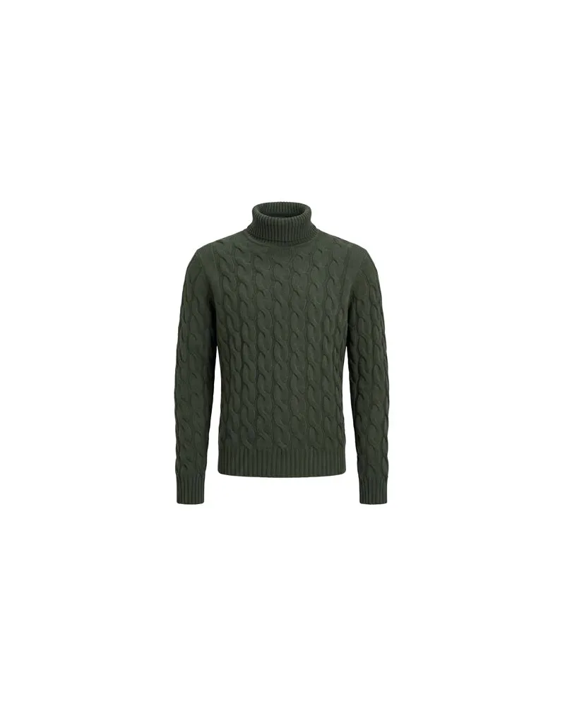 Façonnable STRICKWAREN - Rollkragenpulloverauf YOOX.COM Militärgrün