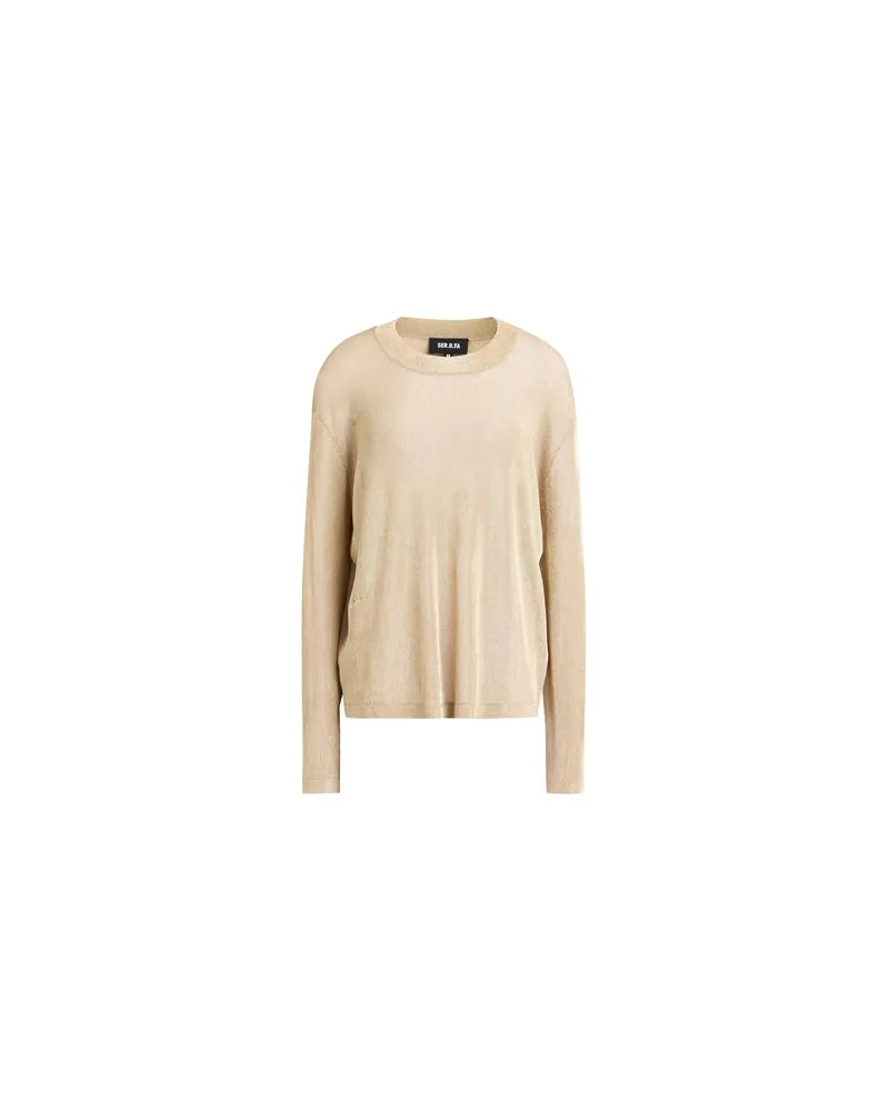 SER.O.YA STRICKWAREN - Pulloverauf YOOX.COM Gold